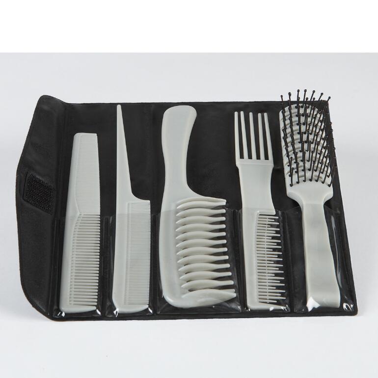 5-Pc. Styling Comb and Brush Set